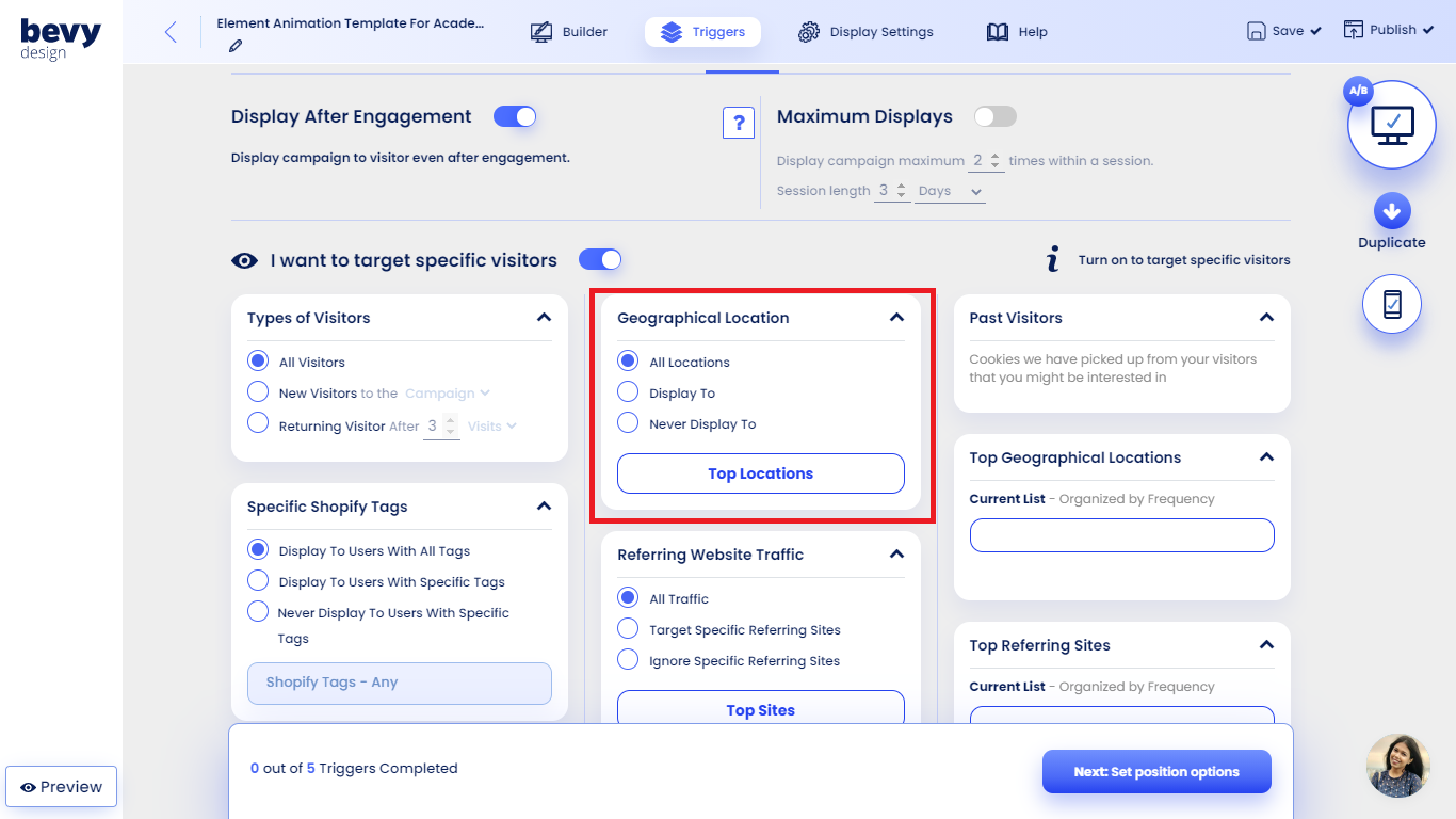 targeting_location Screenshot of Location Targeting