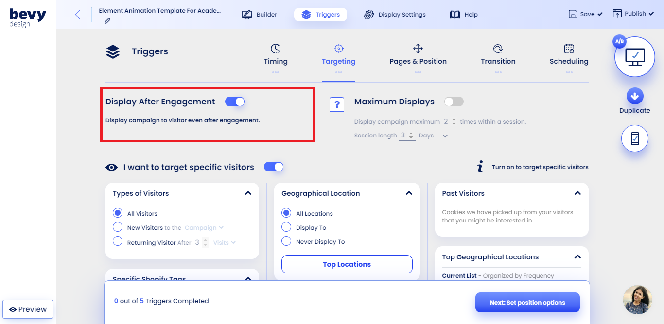 targeting_afterengagement Screenshot of Target After Engagement option