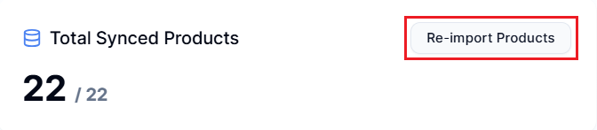 Screenshot of Smart Collections Builder Reimport Products