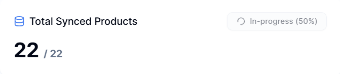 Screenshot of Smart Collections Builder Reimport Progress