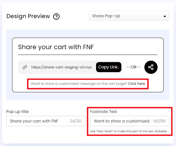 Screenshot of Share Pop-Up-Footnote Text